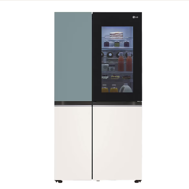 [ผ่อน0%] LG ตู้เย็น Instaview Door-in-Door รุ่น GC-Q257CMFW ขนาด 23.1 คิว ระบบ Smart Inverter Compressor Smart WI-FI (ชลบุรี ส่งฟรี)