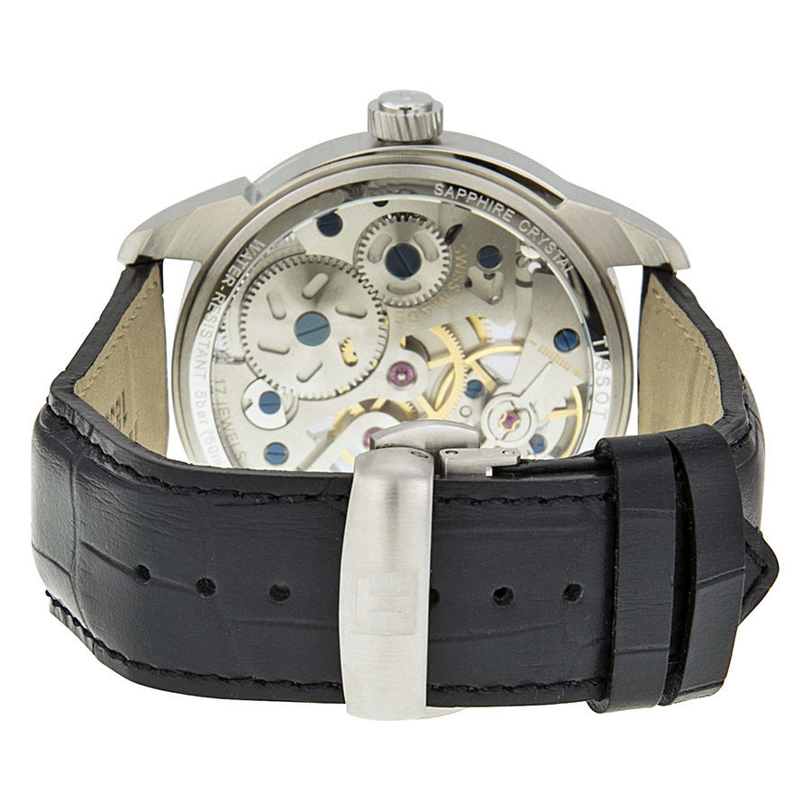 Tissot T070.405.16.411.00 นาฬิกาผู้ชาย Tissot รุ่น T0704051641100, T-Complication Squelette Mechanical Men's Watch