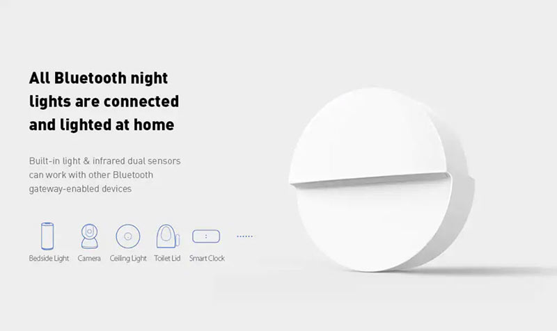 Xiaomi Philips Bluetooth Night Light - ดวงไฟตวรจจับเซ็นเซอร์กลางคืน (บูลทูธ)