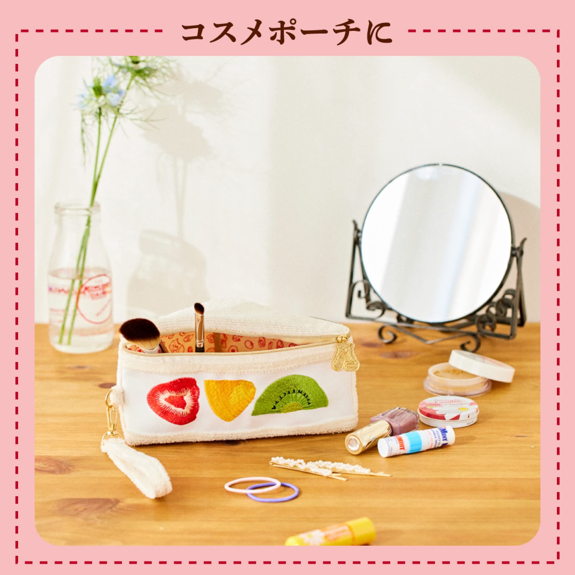 [พร้อมส่ง] กระเป๋า แซนด์วิชญี่ปุ่น สีสดใสน่ากิน ดีไซน์เหมือนของจริง ขนาดพกพา 13.5 x 13.5 x 8 cm นำเข้าจากญี่ปุ่น Sandwich Pouch サンドイッチハウス メルヘン フルーツサンドポーチ