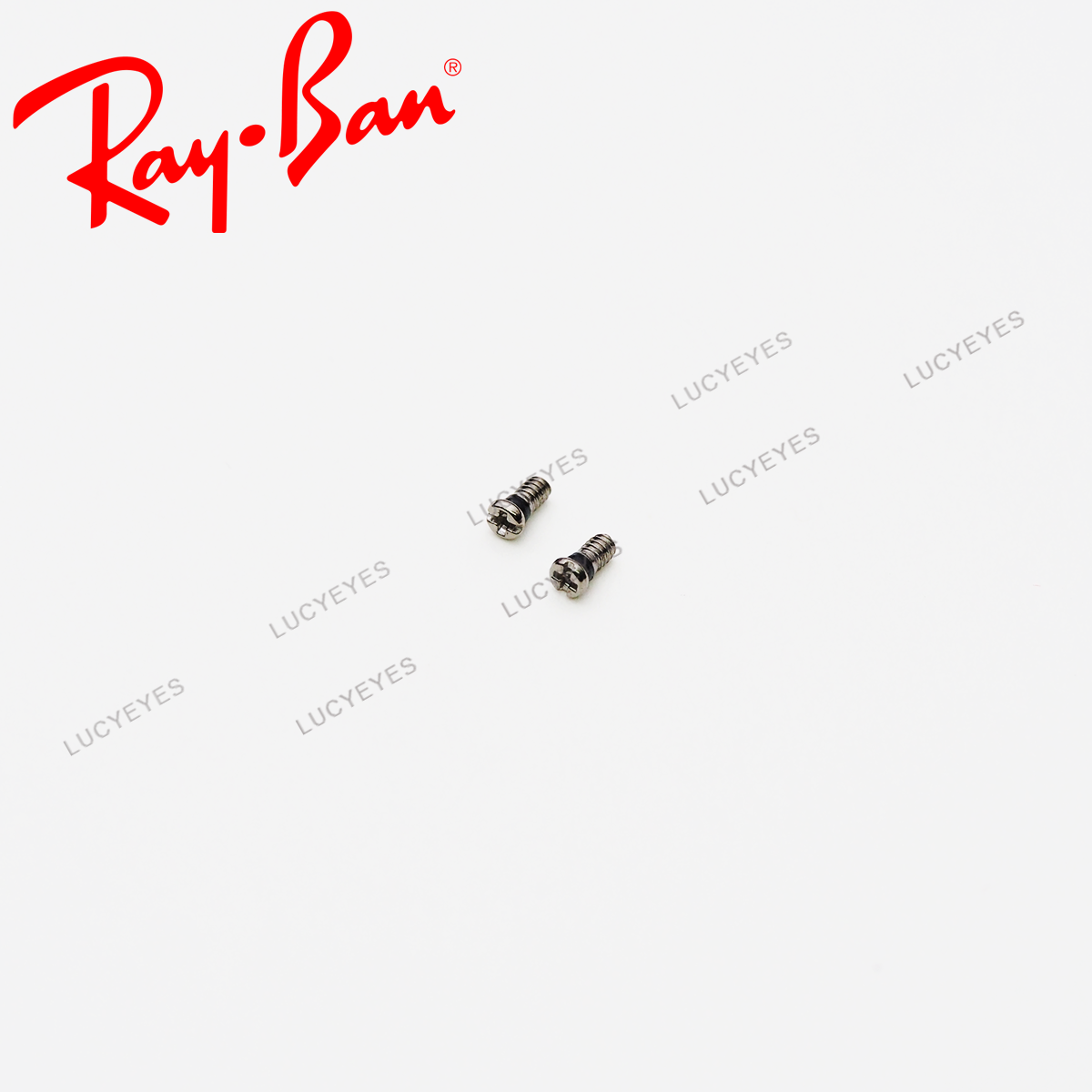 น๊อตแว่น RAYBAN แท้ 100% RB3025 AVIATOR, RB3447 ROUND METAL สีเงิน