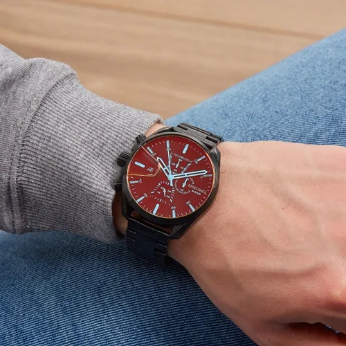 Diesel DZ4489 นาฬิกาผู้ชาย MS9 Chronograph Black Quartz Men's Watch