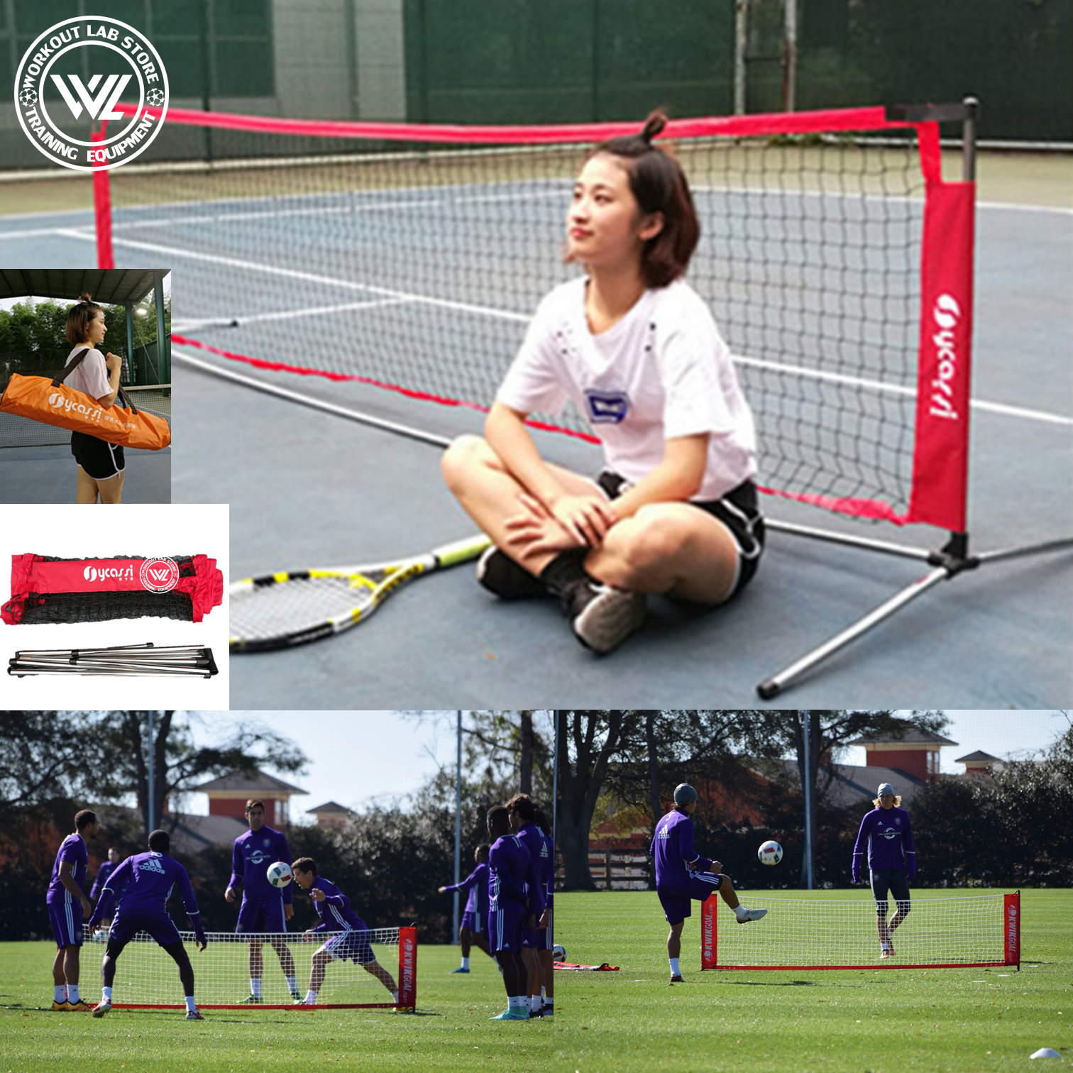 ตาข่าย Soccer Tennis/ Tennis