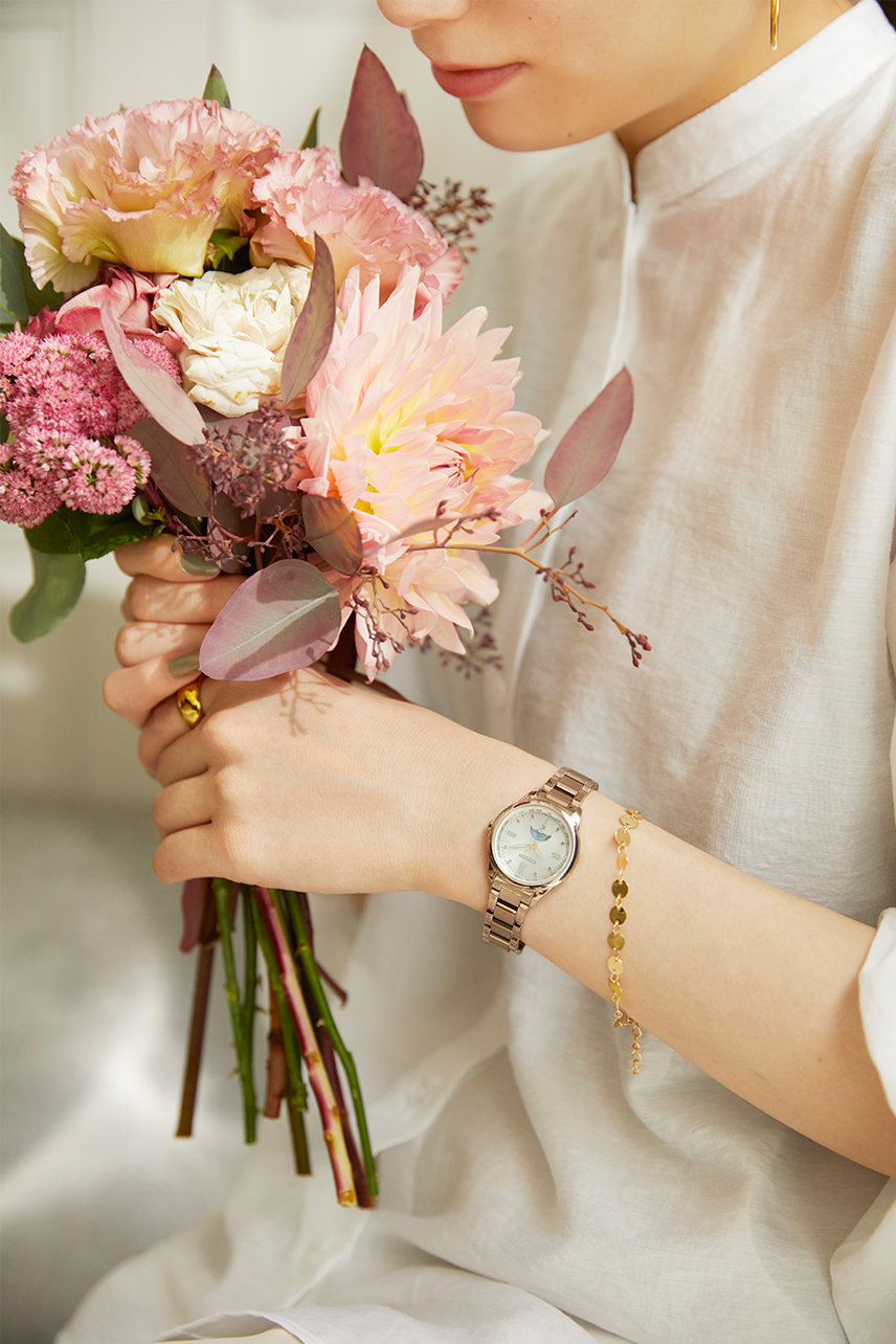 Citizen EE1004-57A นาฬิกาผู้หญิง xC Daichi CollectionRadio-Controlled Eco-Drive Titanium Made In Japan Women's Watch