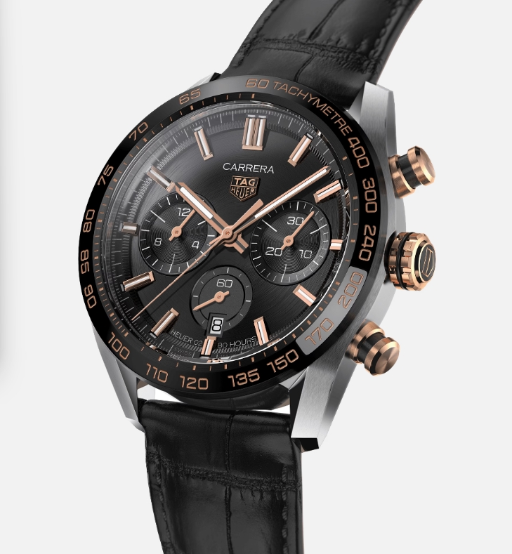 Tag Heuer CBN2A5A.FC6481 นาฬิกาผู้ชาย Carrera Automatic Chronograph 44m Men's Watch