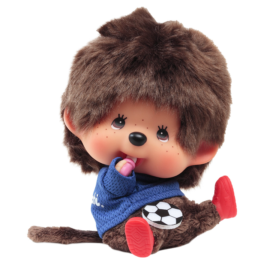 [PRE-ORDER] ตุ๊กตา ม่อนชิชิ นักฟุตบอล Size 12 cm ม่อนชิชิคุง Monchhichi Let's Sports Soccer นำเข้าจากญี่ปุ่น レッツ！スポーツモンチッチ サッカー 男の子