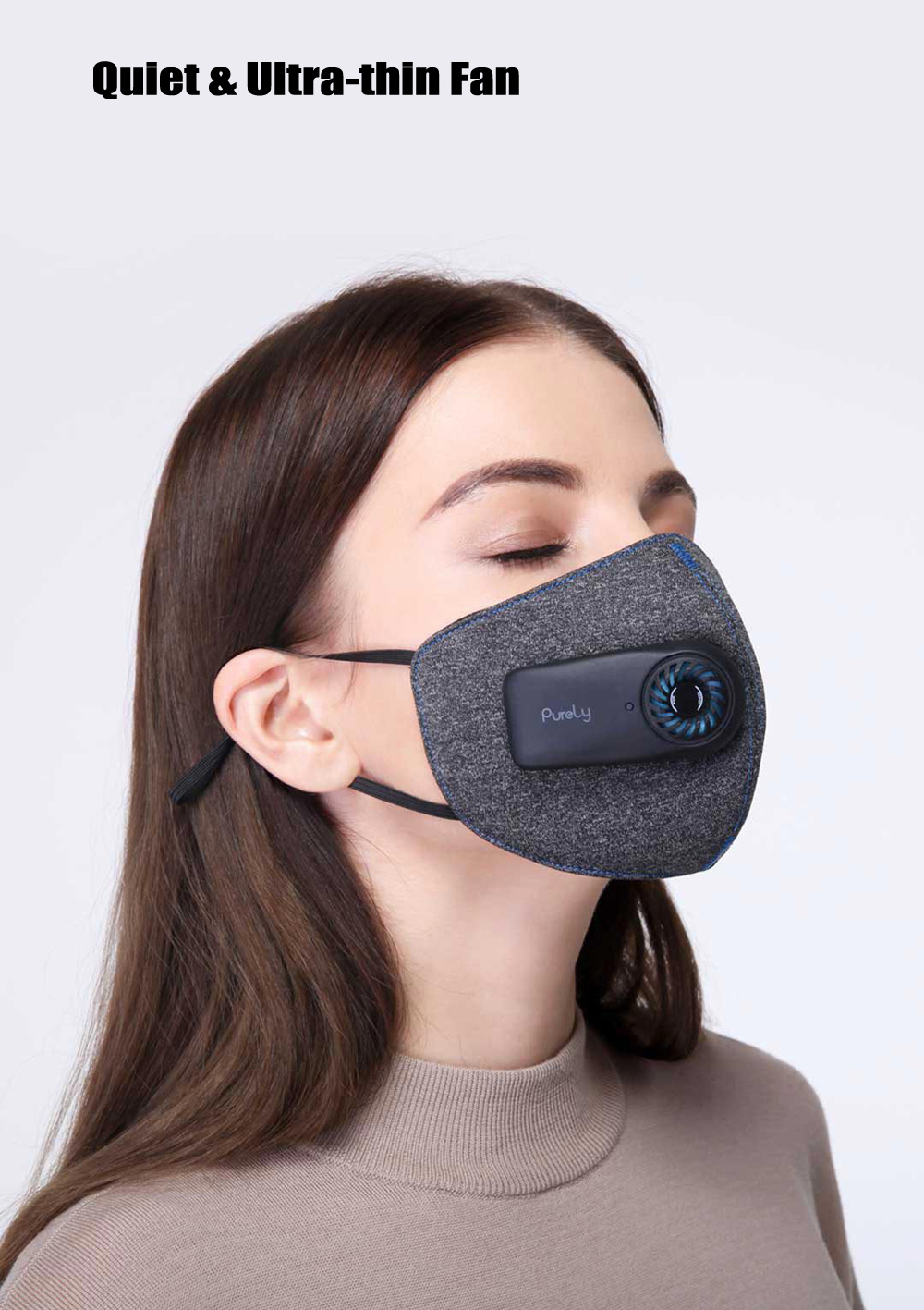 Xiaomi Purely Anti-Pollution Air Mask - หน้ากากพัดลมป้องกันฝุ่น Purely