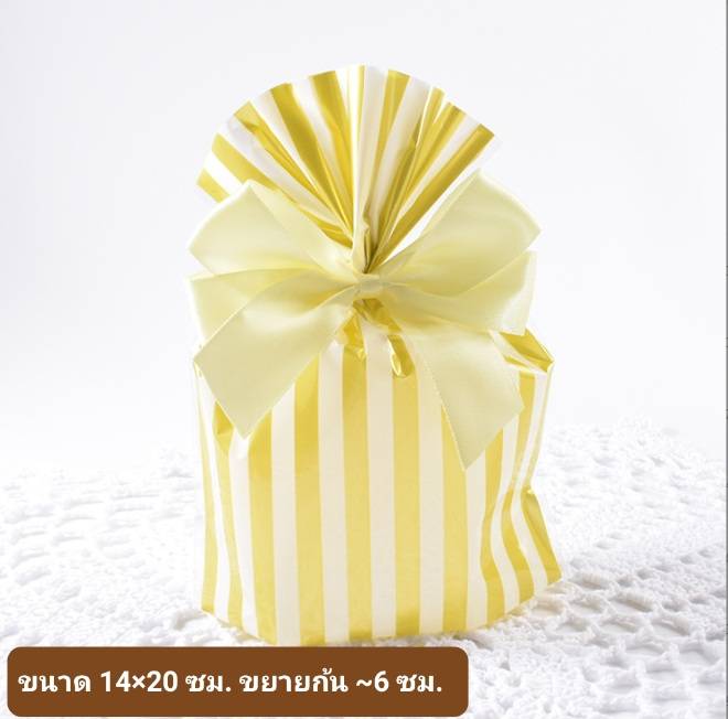 ถุงขยายก้น ขนาด 15x23 และ 15x25 ซม.ขยายก้น 6 ซม.(แพ็คละ 47-50 ใบ)