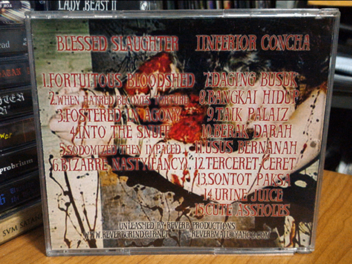 BLESSED SLAUGHTER/INFIRION CONCHA'Split' CD