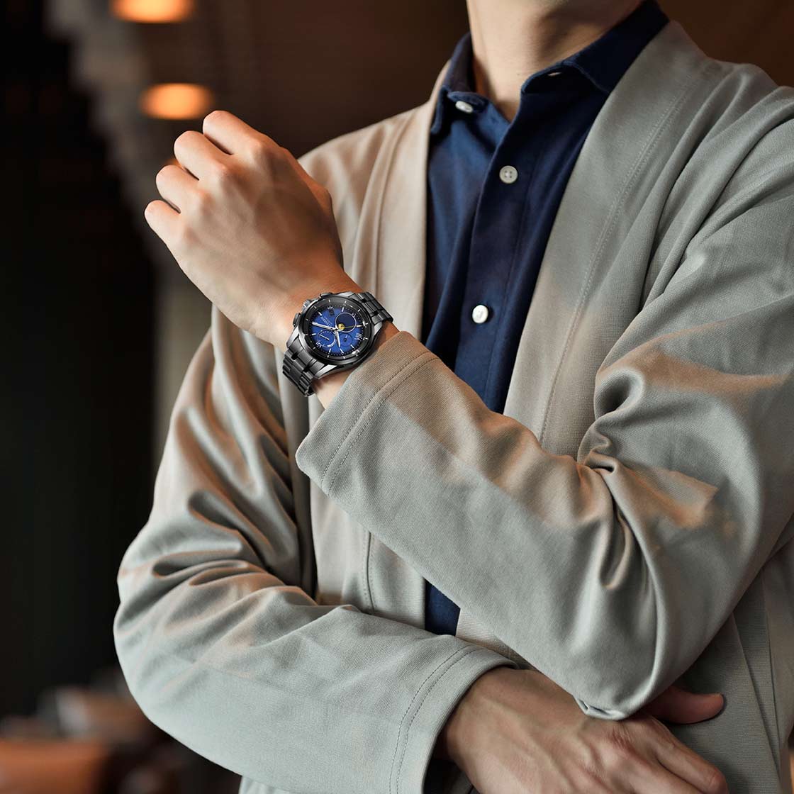 Citizen BY1007-60L นาฬิกาผู้ชาย Attesa Global Radio Controlled Eco-Drive Men's Watch