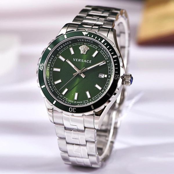 Versace VE3A01022 นาฬิกาผู้ชาย Hellenyium Quartz Men's Watch