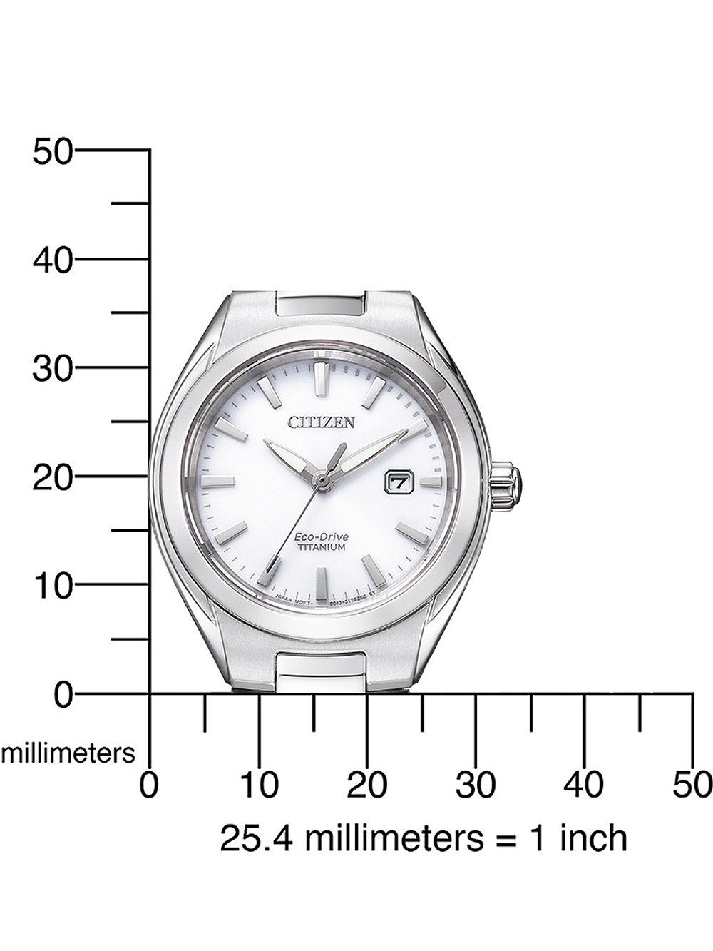 Citizen EW2610-80A นาฬิกาผู้หญิง Eco-Drive Titanium Women's Watch