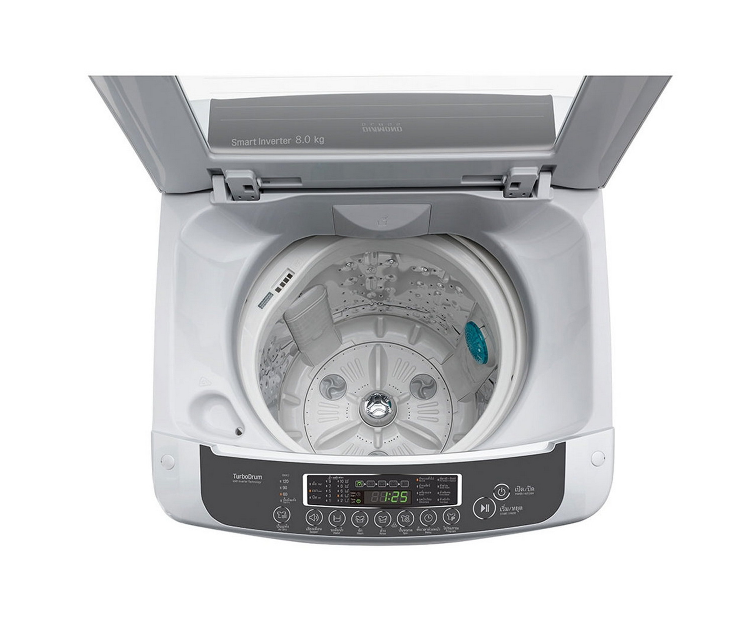 เครื่องซักผ้า LG 13 กก. สีเงิน ระบบ Smart Inverter รุ่น T2313VS2M