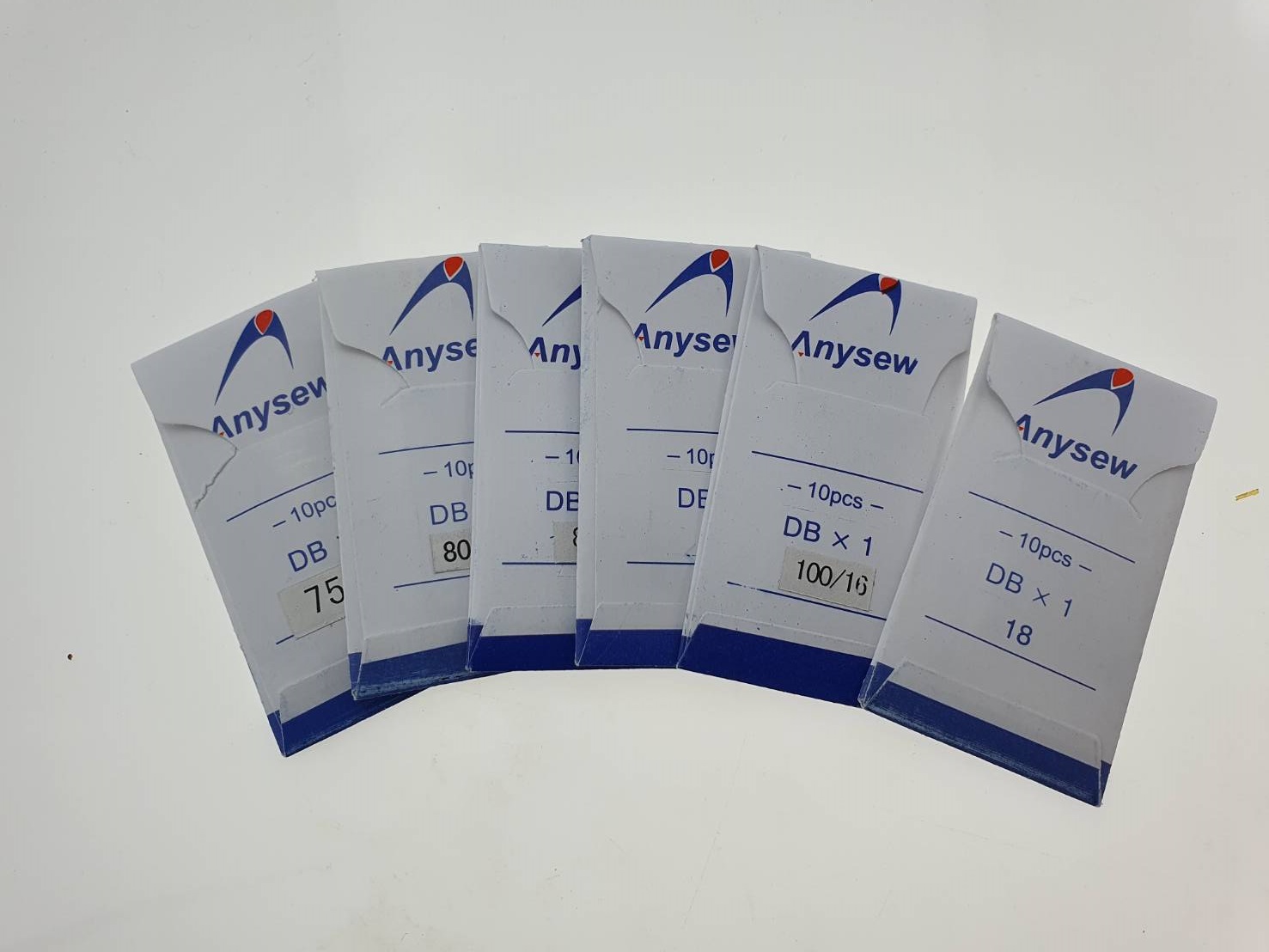 เข็มจักรเย็บผ้าอุตสาหกรรม จำนวน 10 เล่ม เข็ม DB เป็น เข็มเย็บสำหรับจักรอุตสาหกรรมและเย็บผ้ายืดได้ดี ทั่วไป