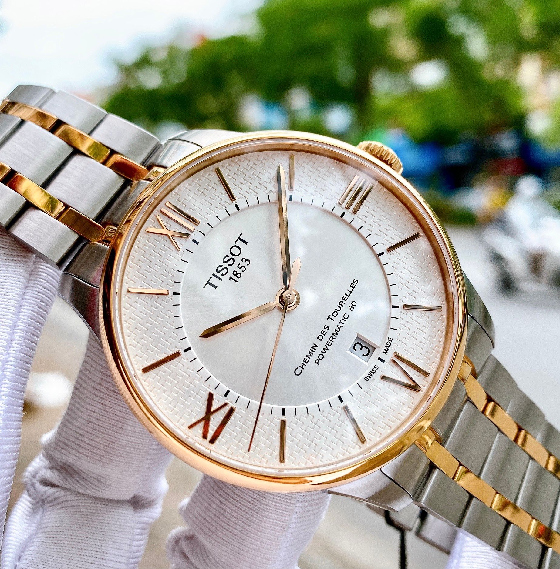 Tissot T099.407.22.038.01 นาฬิกาผู้ชาย Chemin des Tourelles Automatic Men's Watch