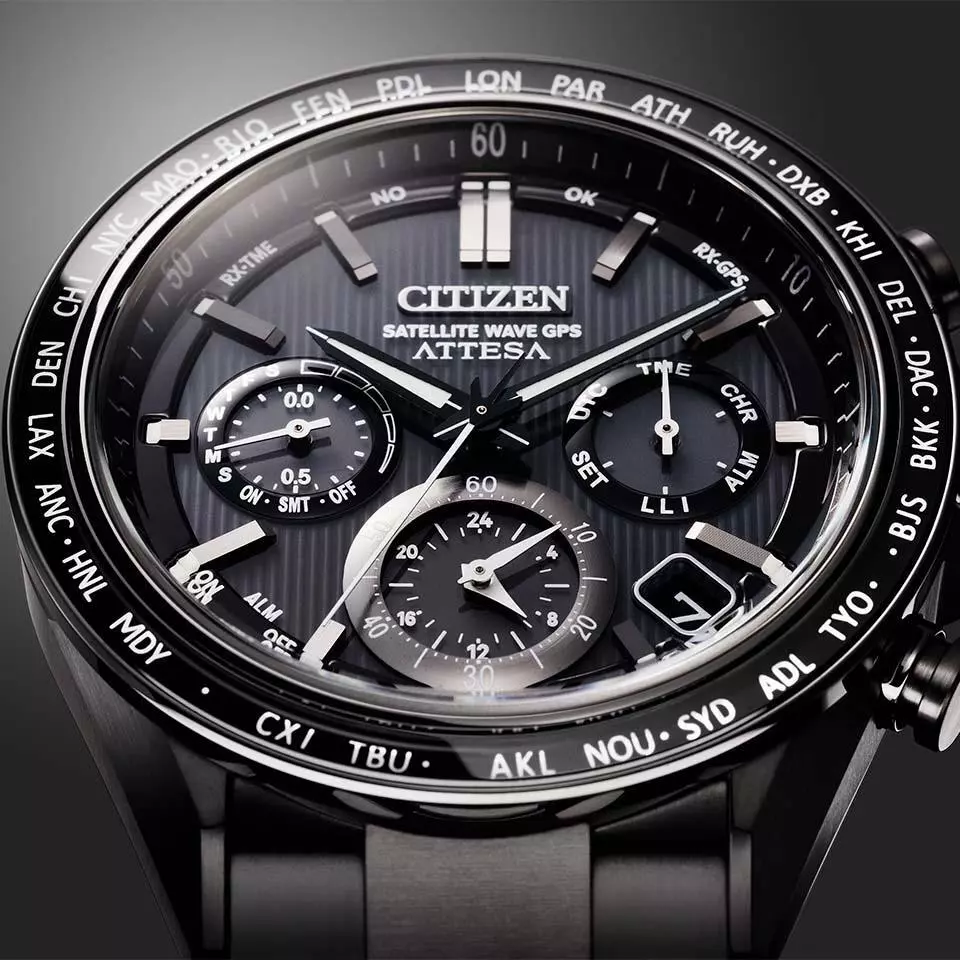 Citizen CC4055-65E นาฬิกาผู้ชาย Eco-Drive Satellite Wave GPS Men's Watch