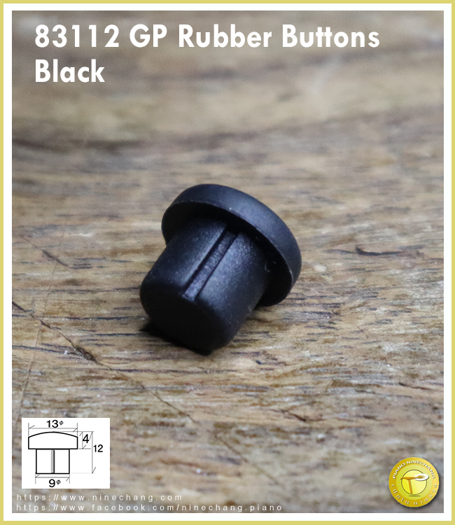 83112 GP Rubber buttons