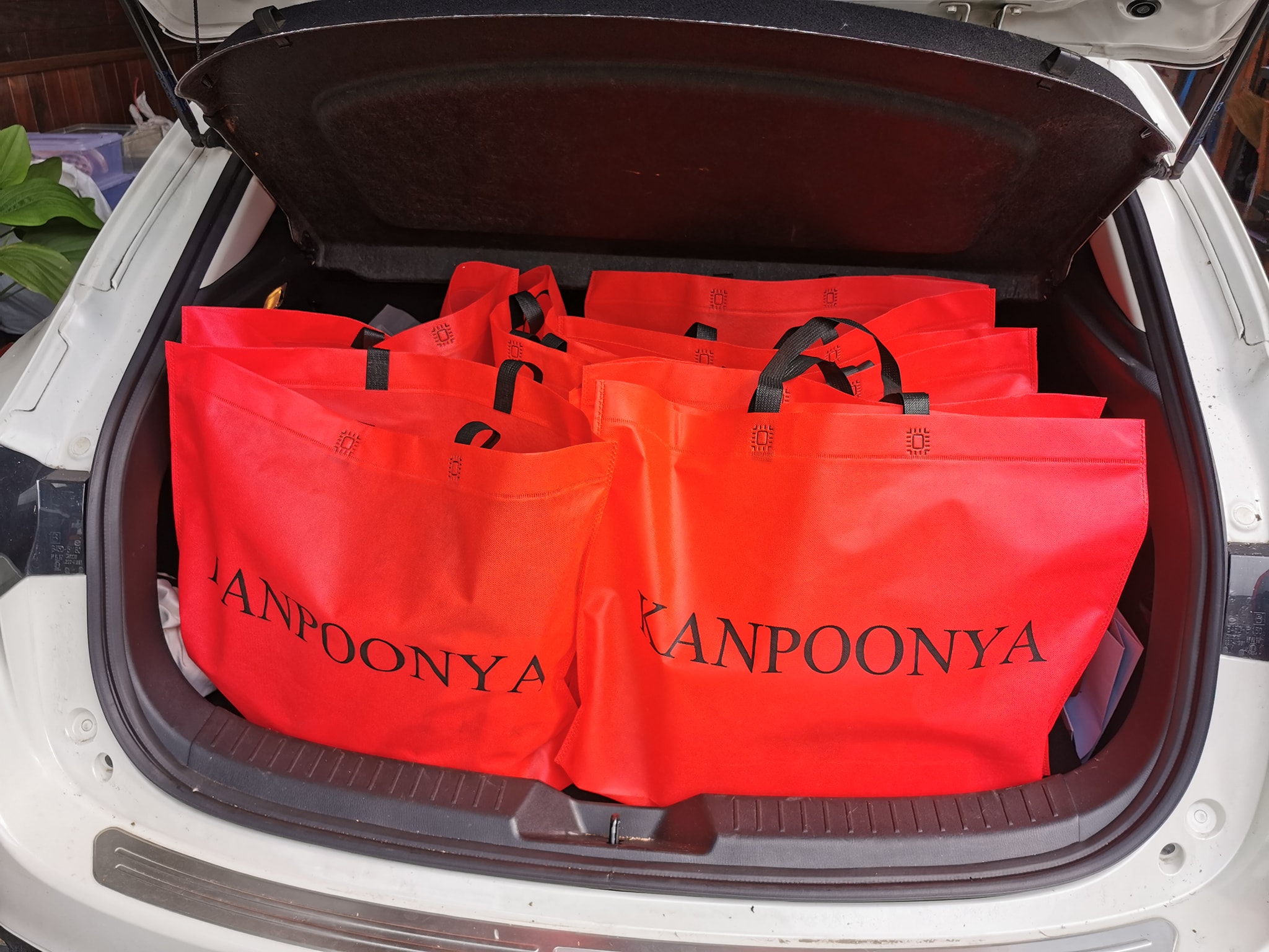 ถุงผ้าสปันบอนด์ งานช๊อต แบบขยายก้น Made To Order