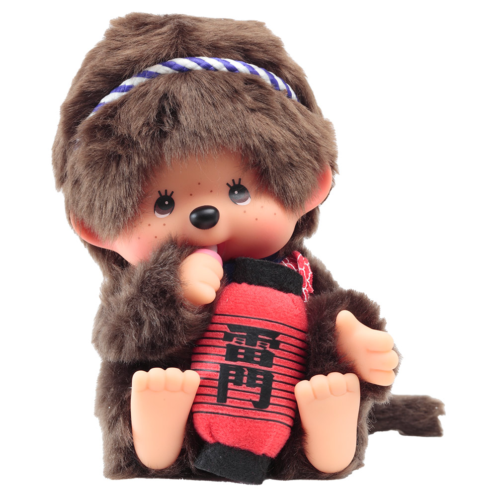 [PRE-ORDER] ตุ๊กตา ม่อนชิชิ โคมแดง วัดอาซากุสะ Size S สูง 16 cm Monchhichi Asakusa Kaminarimon ม่อนชิชิคุง นำเข้าจากญี่ปุ่น ご当地モンチッチ 浅草雷門 S（東京）IPM-23-Z