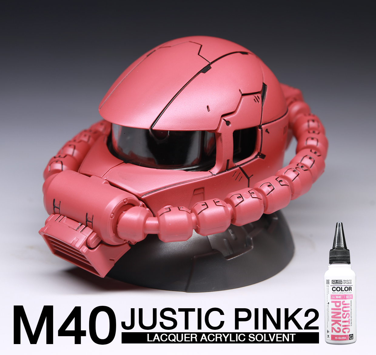 M40 JUSTIC PINK2 G [มันเงา] 60ml