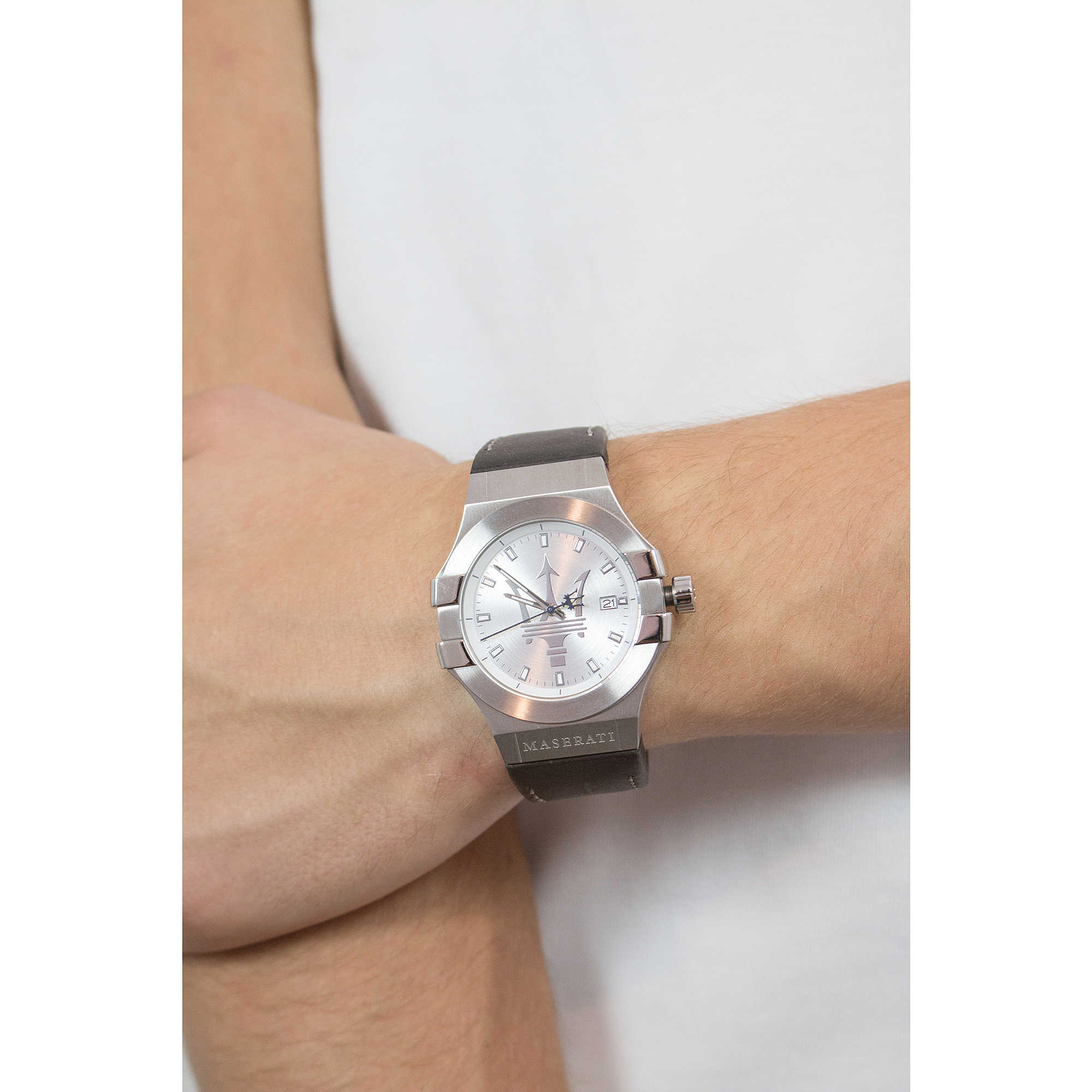 Maserati R8851108018 นาฬิกาผู้ชาย Potenza Quartz Men's Watch