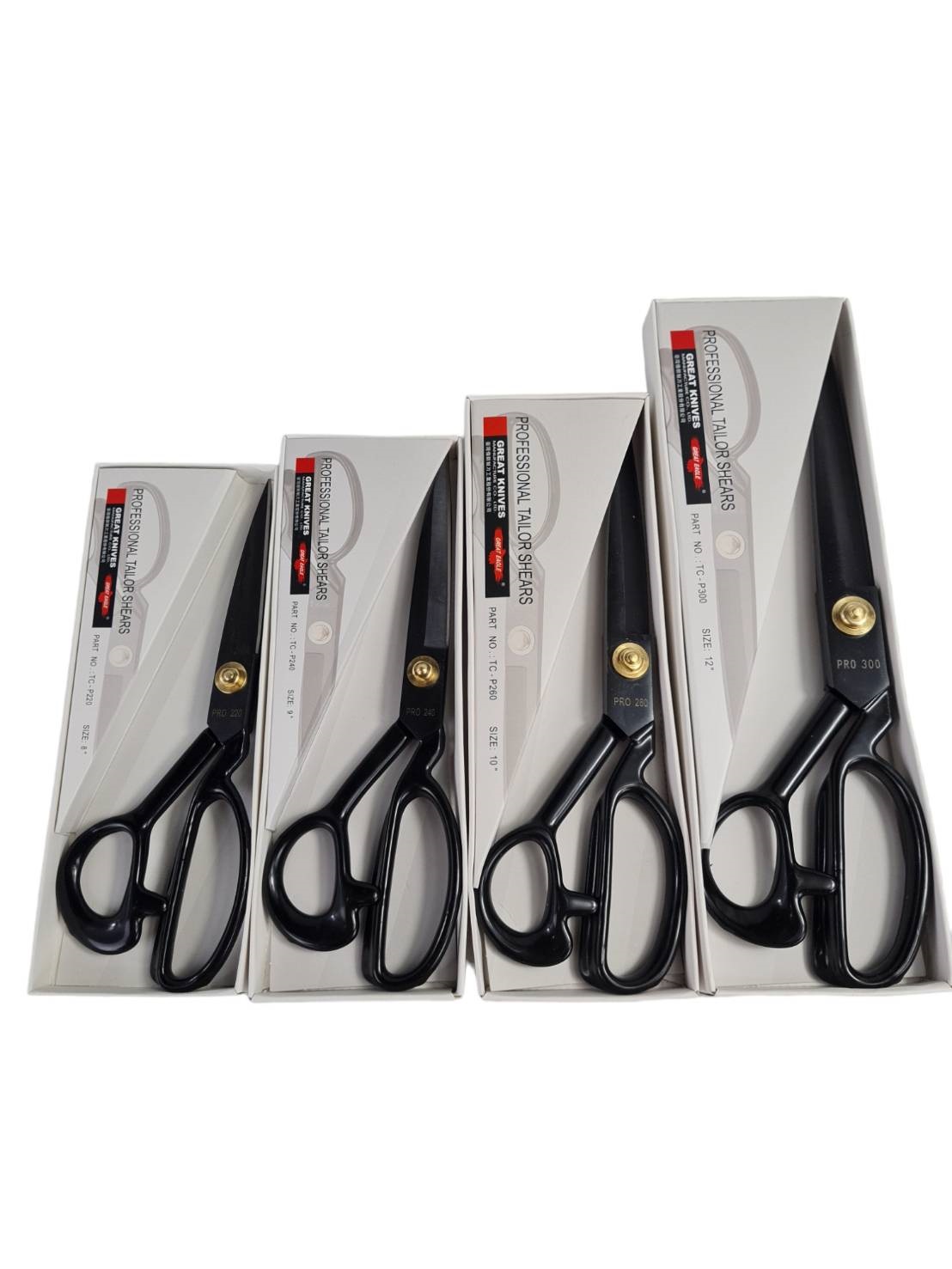 กรรไกรตัดผ้าสำหรับช่างเย็บผ้า จักรอุตสาหกรรมเข็มเดี่ยว โรงงานเย็บผ้า ช่างตัดเสื้อ แข็งแรงคมตัดได้ง่ายน้ำหนักเบา ผลิตจากโลหะเนื้อดี