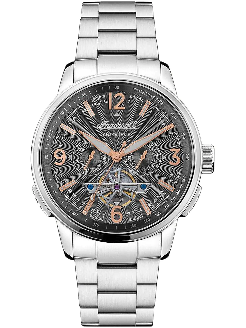 Ingersoll I00304B นาฬิาผู้ชาย The Regent Automatic Men's Watch