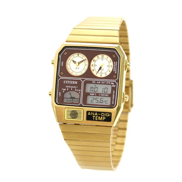 Citizen JG2103-72X นาฬิกา ชาย-หญิง Ana-Digi Temp Quartz Unisex Watch