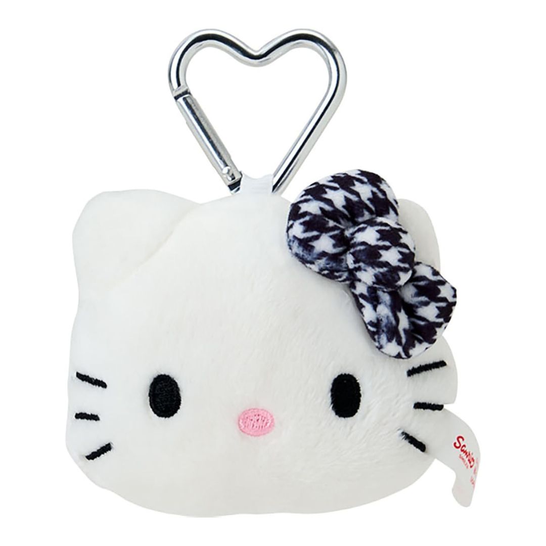 [PRE-ORDER] พวงกุญแจ คิตตี้ ข้อรูปหัวใจ I Love Hello Kitty Face Keychain サンリオ フェイス形マスコットホルダー ハローキティ ブラック 087246