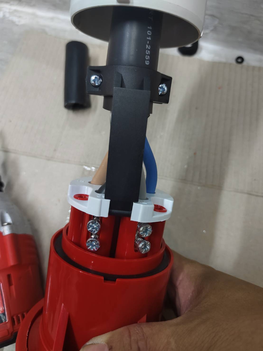 สายไฟ 5x16 5เส่น ยาว50 เมตร 60แอมป์