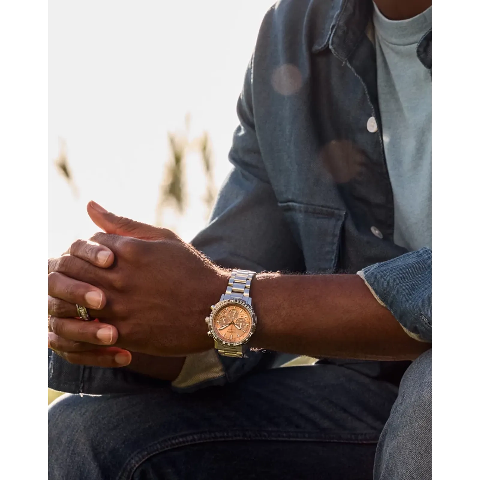 Citizen CA4664-60X นาฬิกาผู้ชาย Eco-Drive Promaster Navihawk Sky Chrono Men's Watch