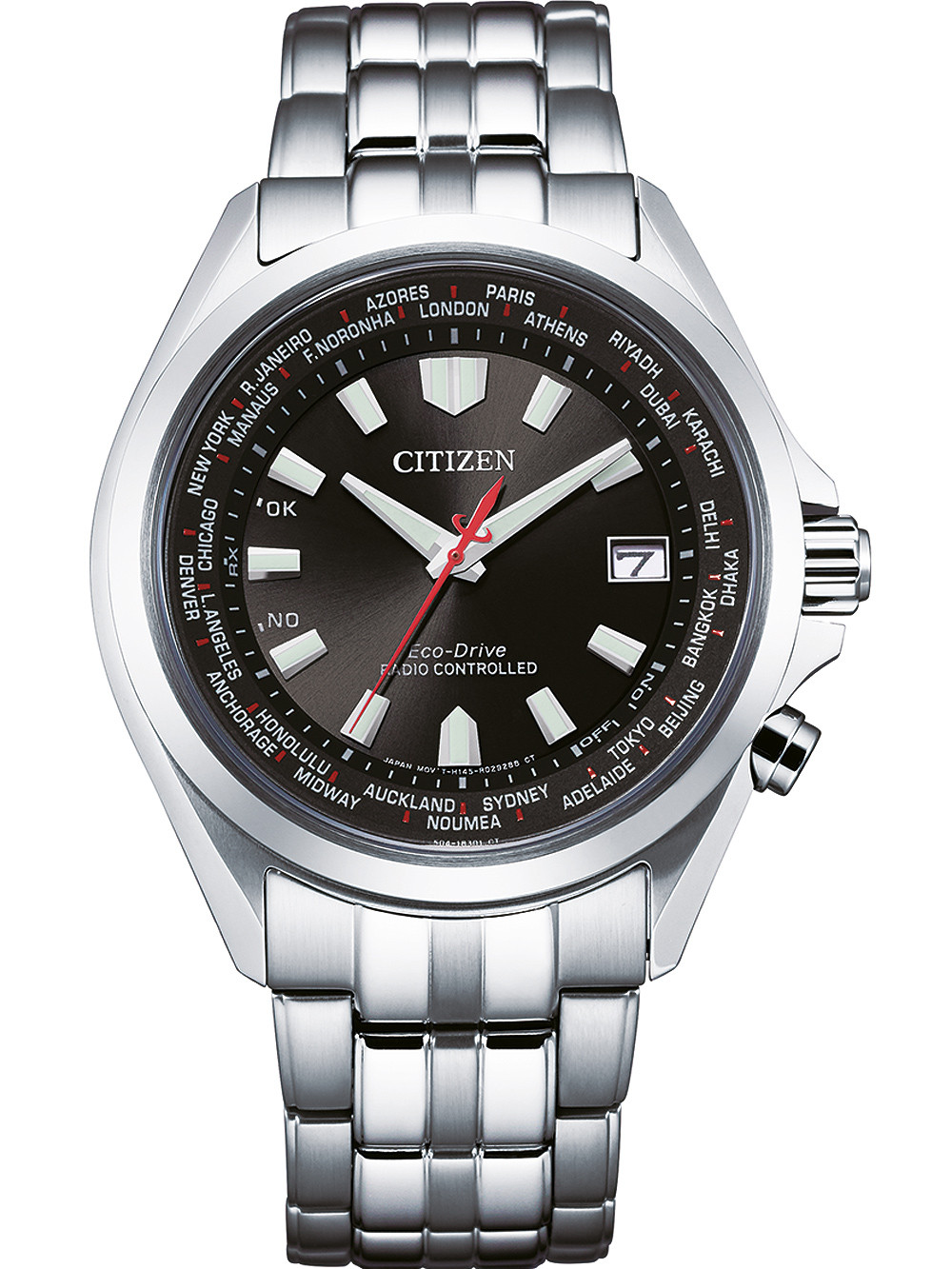 Citizen CB0220-85E นาฬิกาผู้ชาย Eco-Drive Radio Controlled Men's Watch