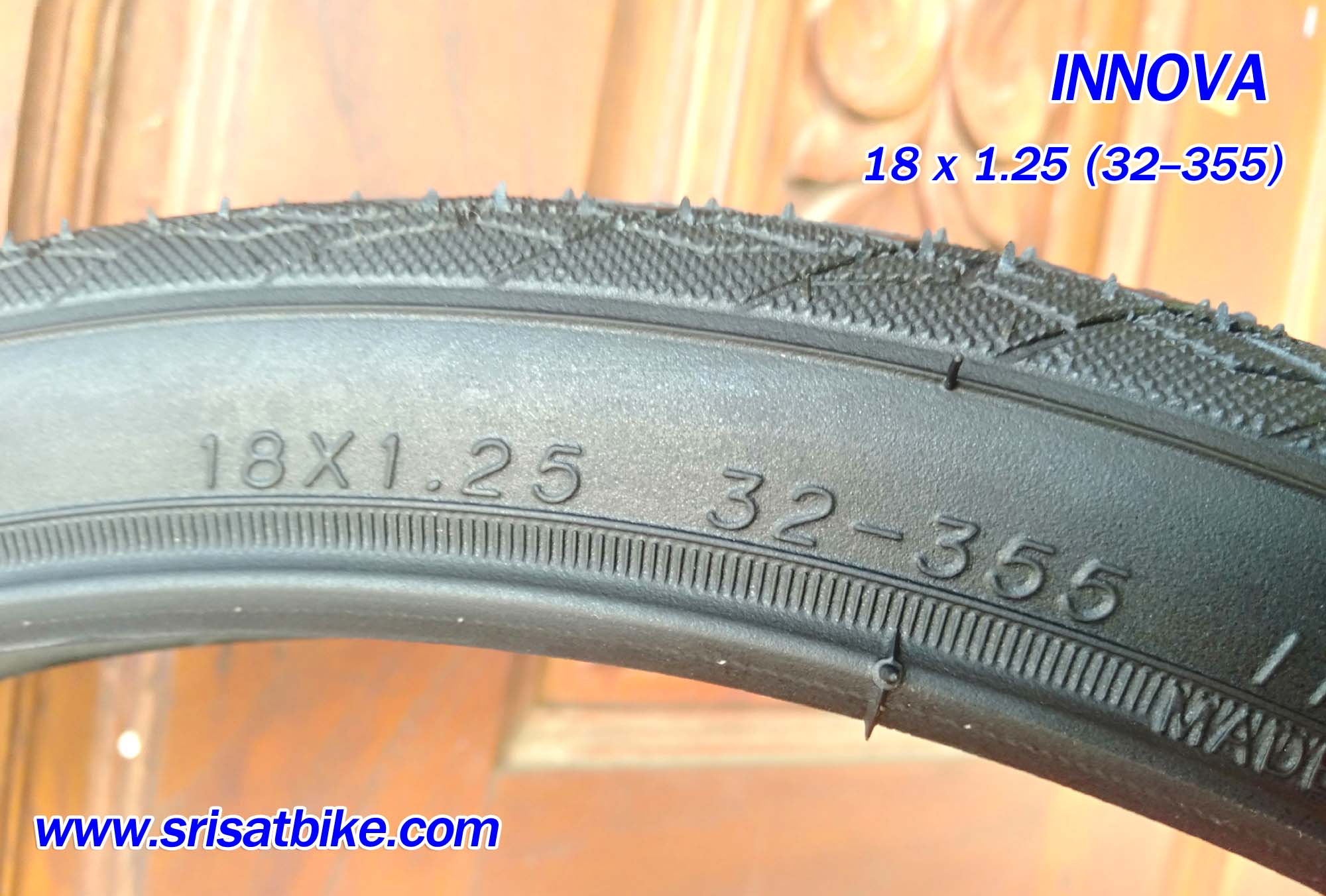 ยางจักรยาน 18 x 1.25 (32-355) INNOVA