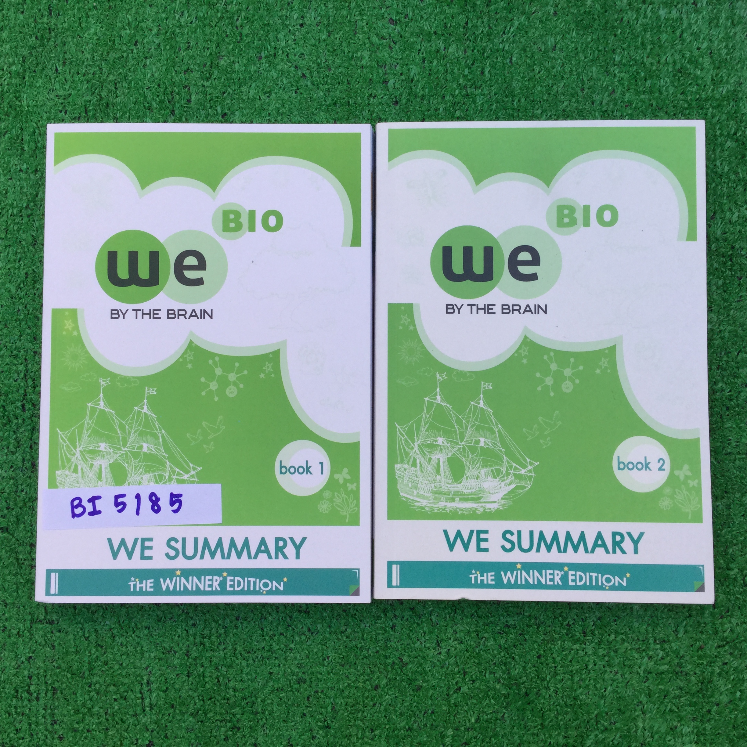 BI5185 [พี่บิ๊ก เดอะเบรน The Brain] We Summary สรุปชีววิทยา หนังสือสรุปให้อย่างดี มีภาพสีสวยประกอบคำอธิบาย จัดเรียงเนื้อหาและรูปภาพน่าอ่าน ยังไม่มีเขียน ขออนุญาตขายเกินราคาปก ขายเหมา2เล่ม 1600฿