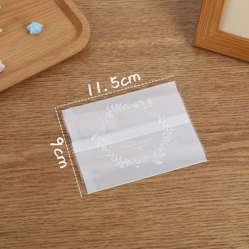 ถุงซีล ใส่ขนม คุกกี้ ลูกอม ขนาด 9x11-11.5 ซม. จำนวน 95-100 ใบ/แพ็ค ชุดที่ 4/4