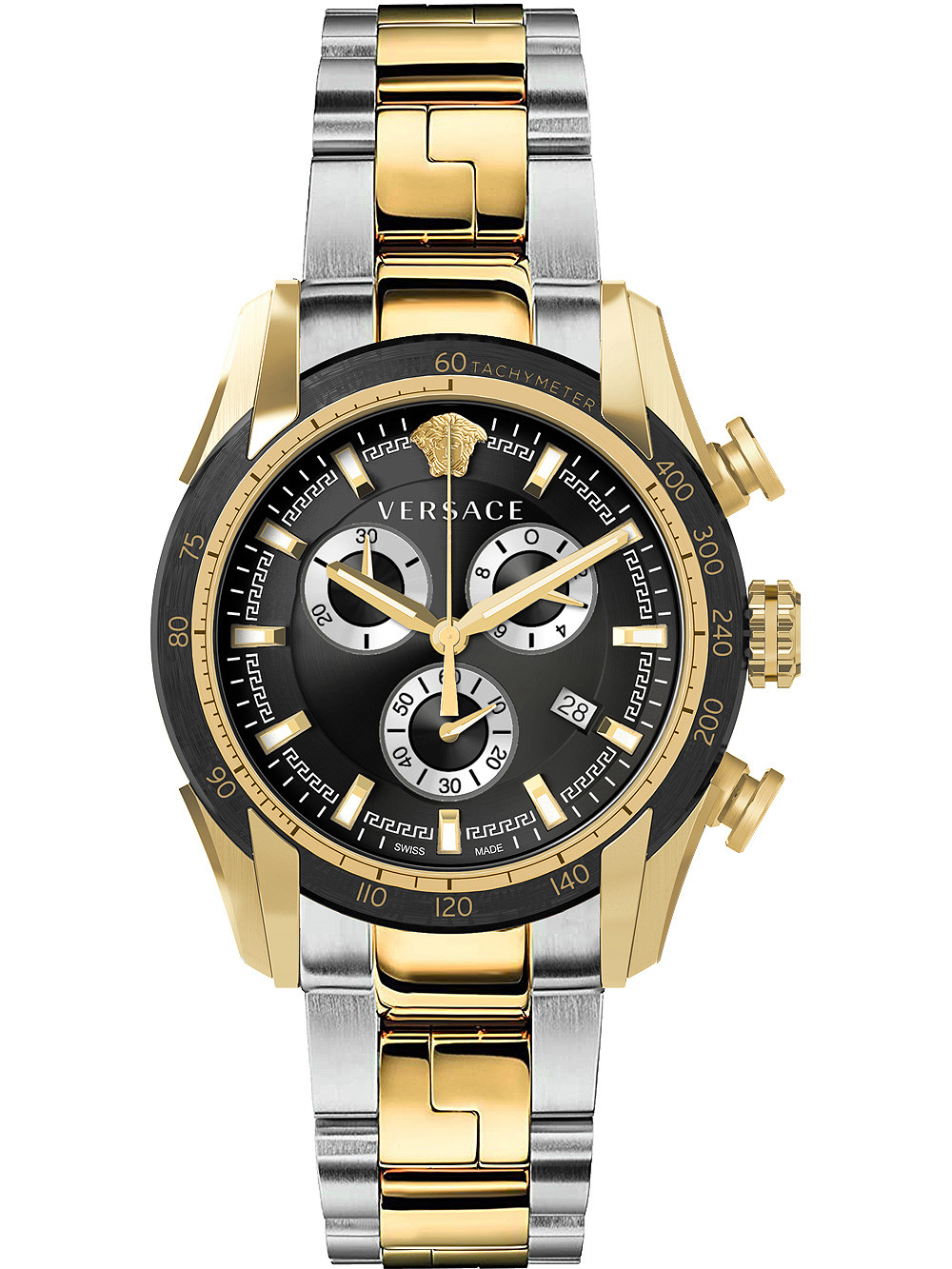 Versace VE2I00421 นาฬิกาผู้ชาย V-Ray Chronograph Quartz Men's Watch