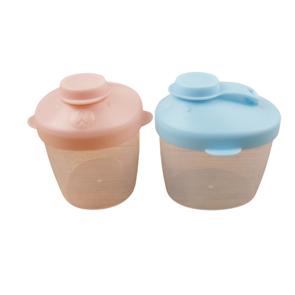 กล่อง 1 ช่องพกพา กล่องเก็บขนม กล่องนมผงพกพา กล่องเก็บอาหารเสริม