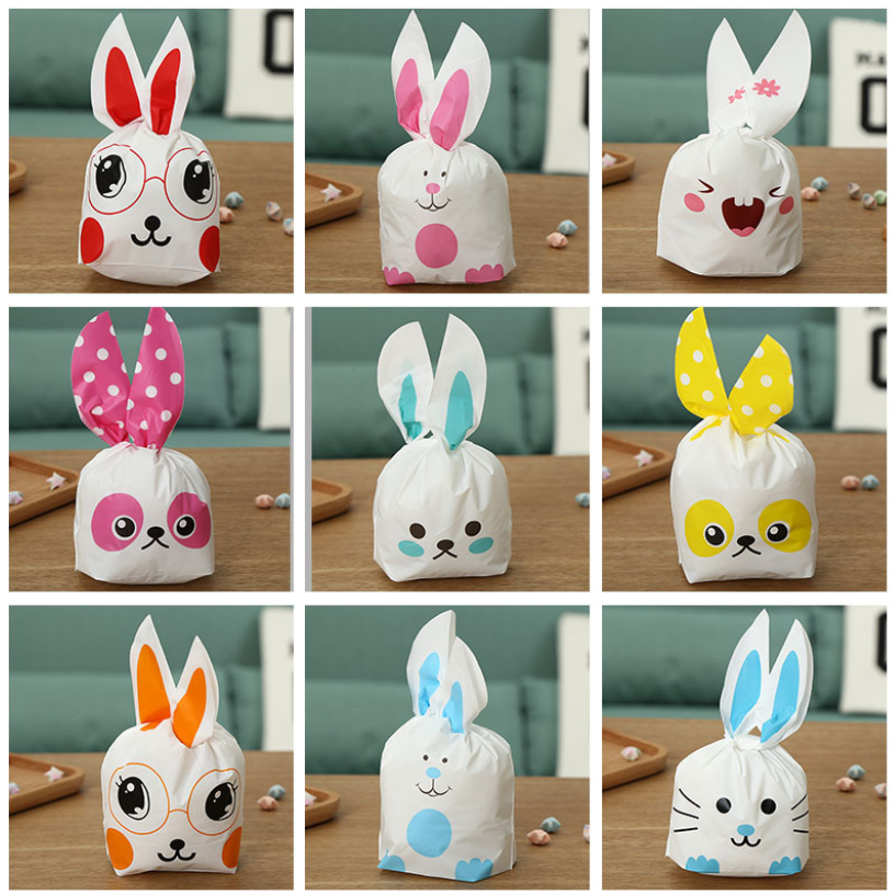 ถุงผูกหูกระต่าย ขนาด 19.5x32 ซม. แพ็คละ 47-50 ใบ