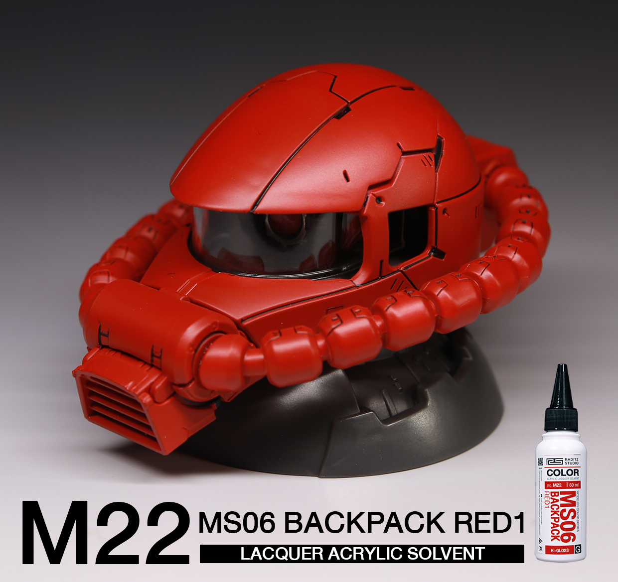 M22 MS06 BACKPACK RED1 Type G [มันเงา] 60ml