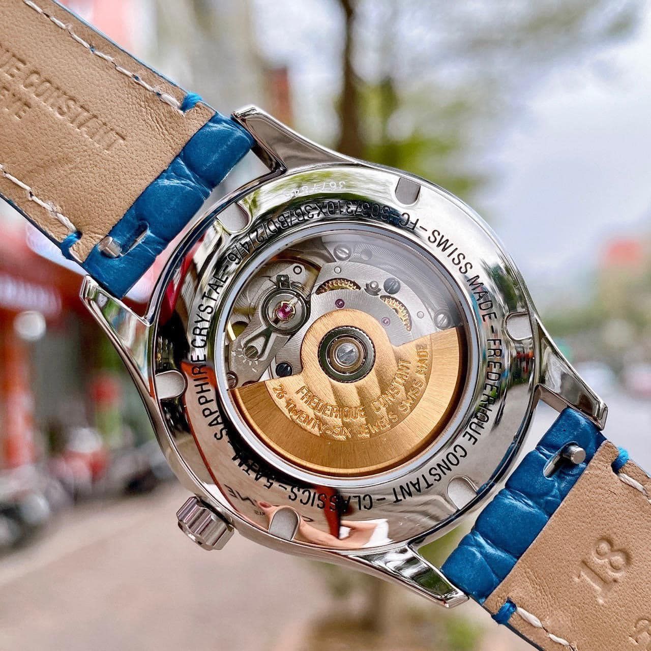 Frederique Constant FC-303LGD3BD6 นาฬิกาผู้หญิง Diamond Automatic Women's Watch