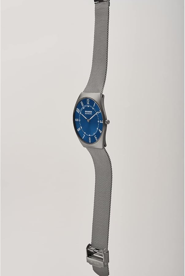 Skagen SKW6829 นาฬิกาผู้ชาย Blue Dial Gunmetal Quartz Men's Watch