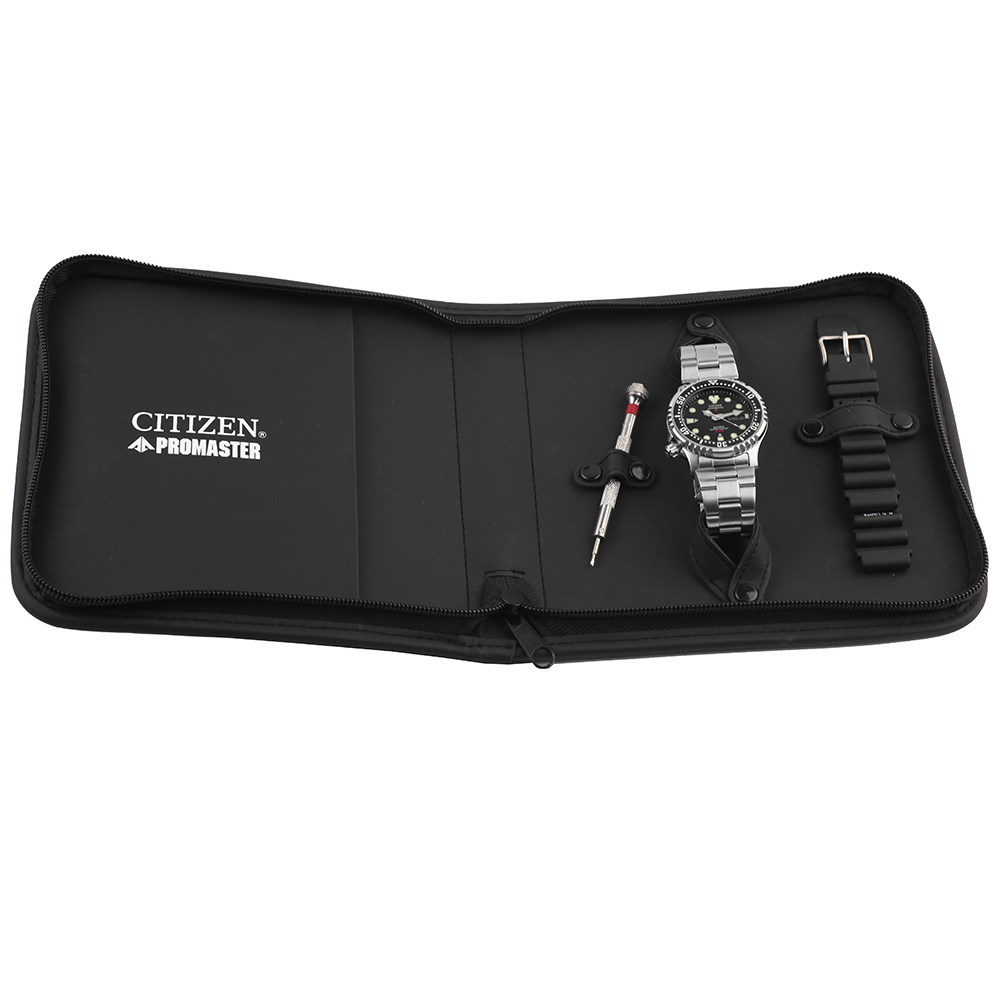 Citizen NY0040-09EEM นาฬิกาผู้ชาย Promaster Automatic Diver 200m Set Men's Watch