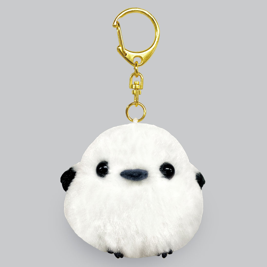 [PRE-ORDER] พวงกุญแจ ตุ๊กตา ชิมะจัง นกชิมะเอะนากะ นกฮอกไกโด Size 6 x 6 cm นำเข้าจากญี่ปุ่น Fuku-Fuku Shimaenaga Shima-chan Mascot Keychain 702609