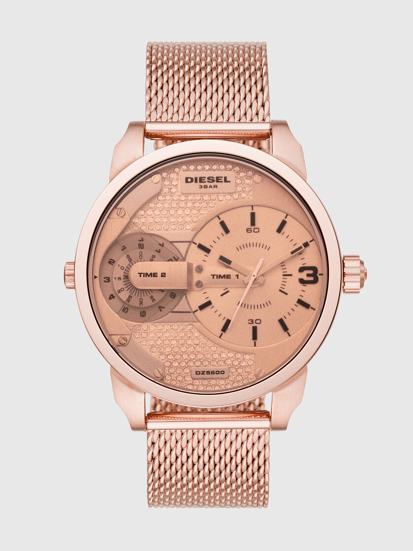 Diesel DZ5600 นาฬิกาผู้ชาย Mini Daddy Rose Gold Quartz Men's Watch