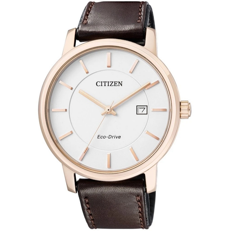 Citizen BM6753-00A นาฬิกาข้อมือผู้ชาย Eco-Drive Sapphire Leather Japan Made Men's Watch