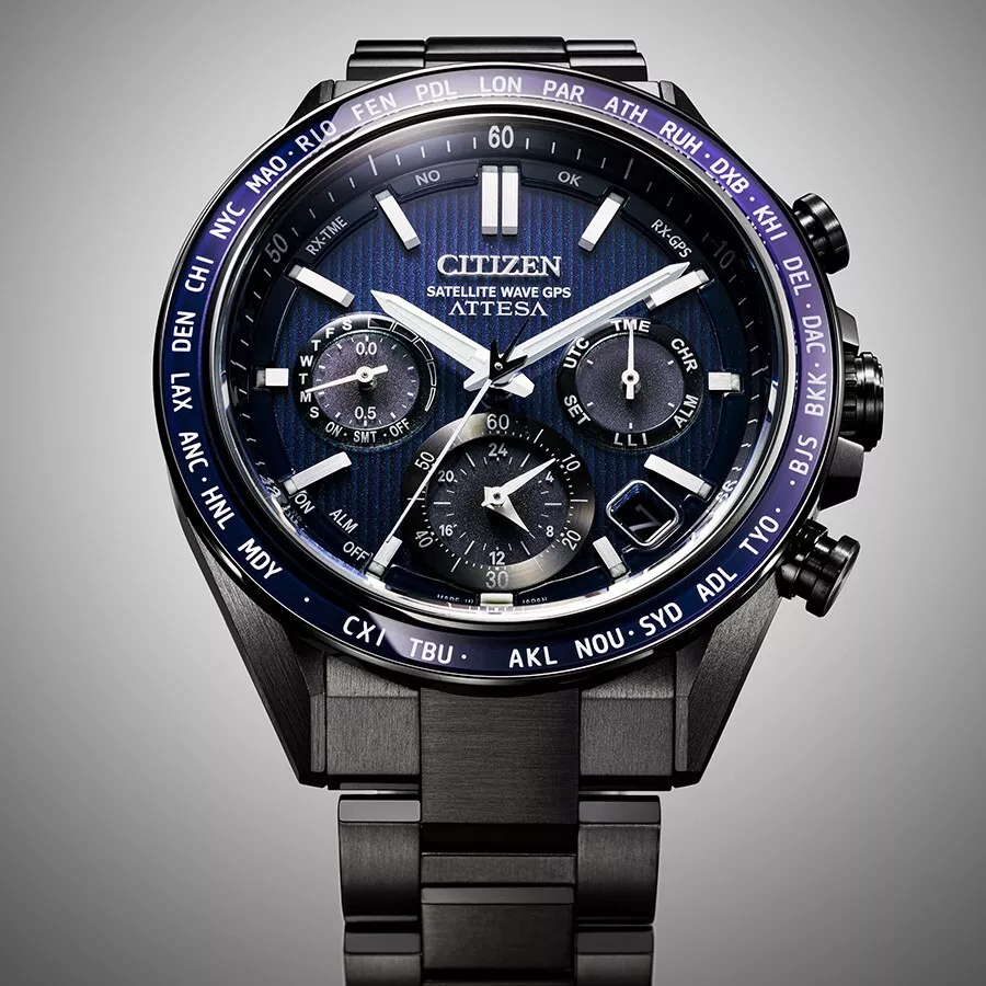 Citizen CC4059-64L นาฬิกาผู้ชาย Attesa Atomic Timekeeping Super Titanium™ Satellite GPS Men's Watch
