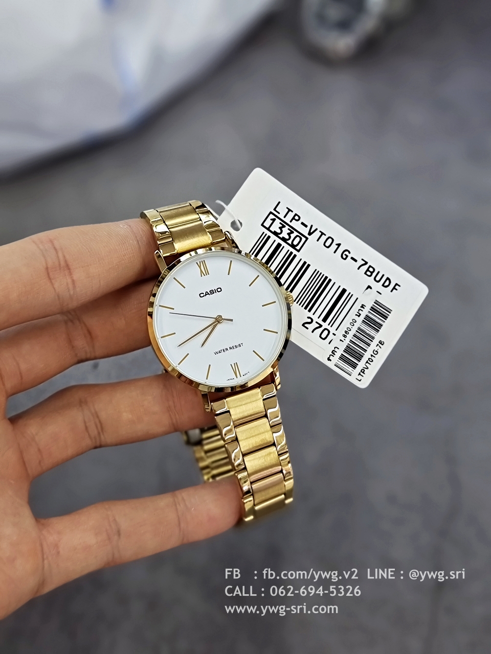 CASIO รุ่น LTP-VT01G-7BUDF