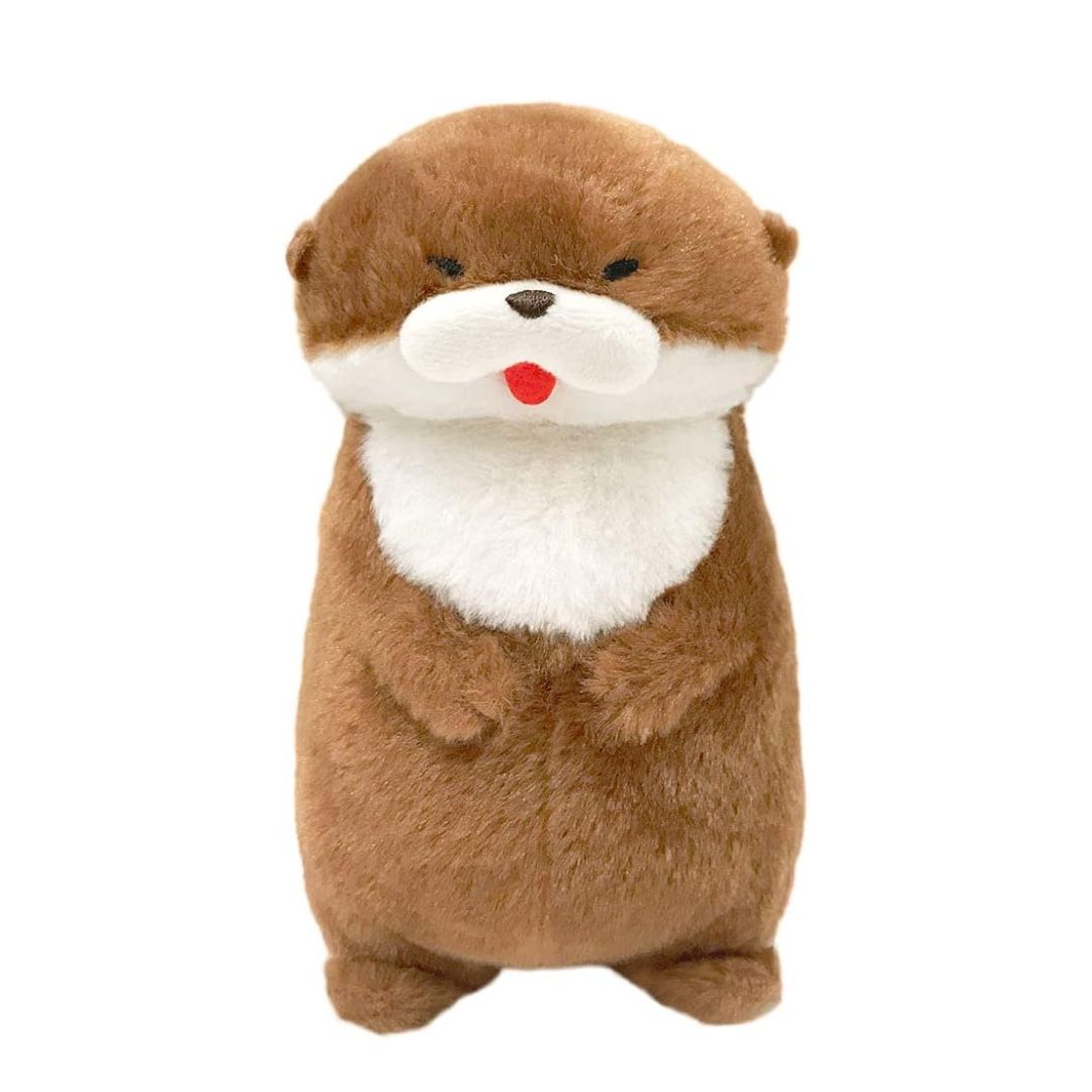 [PRE-ORDER] ตุ๊กตา น้องนาก แลบลิ้น นากทะเล Uso-yan Size 8 x 9 x 16 cm นำเข้าจากญี่ปุ่น カワウソうそやんST うそべえ