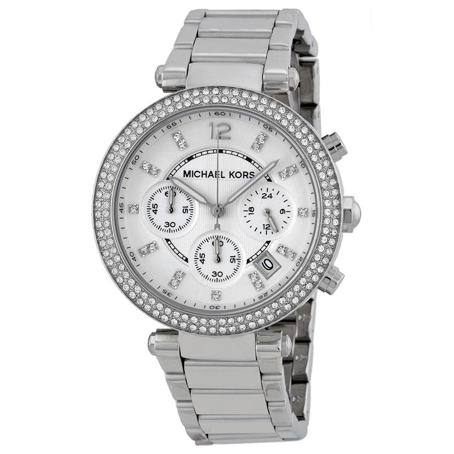 Michael Kors MK5353 นาฬิกาผู้หญิง Michael Kors รุ่น MK5353, Parker Crystals Chronograph Quartz Women's Watch