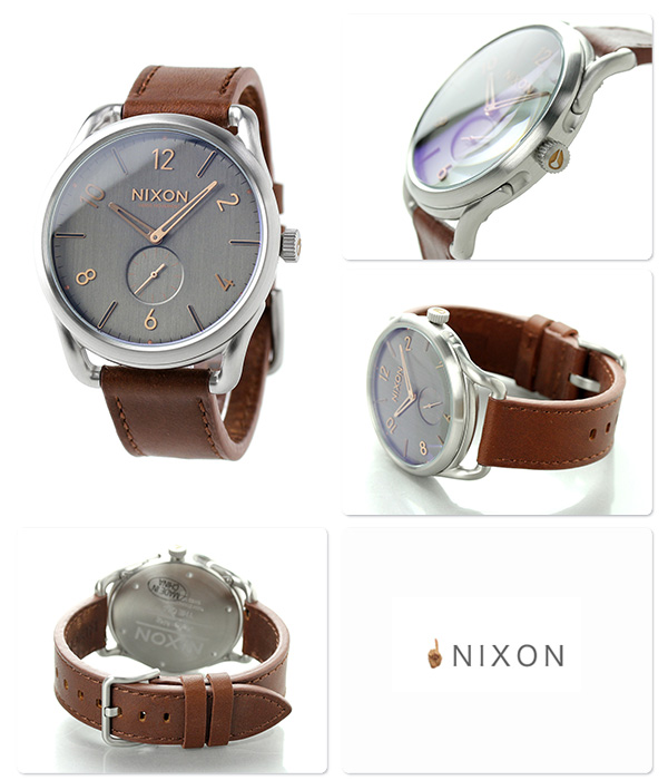 Nixon A465-2064-00 นาฬิกาผู้ชาย Nixon รุ่น A4652064, C45 Leather Men's Watch